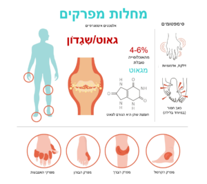 תרשים גאוט מציג הסבר על גאוט